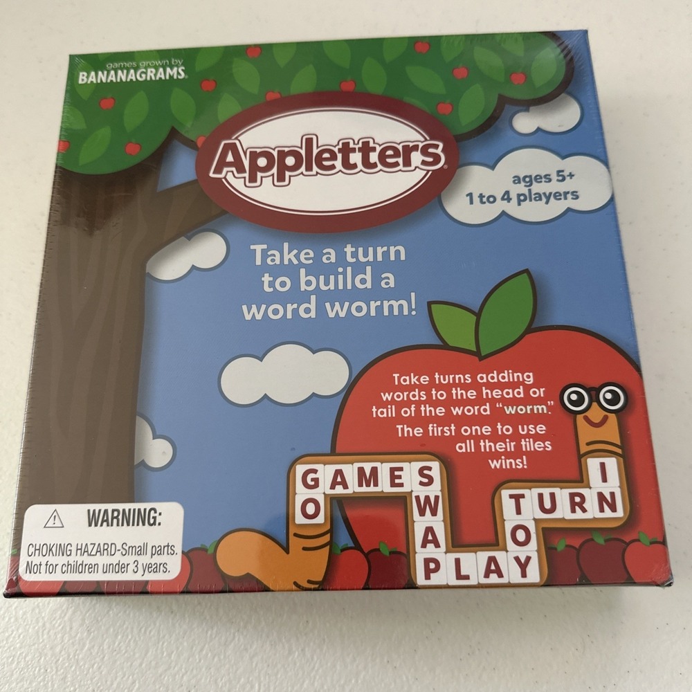 Appleletters Build a Word Worm Game by Bananagrams‎ Educational Family Game